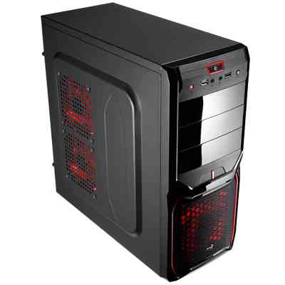 Aercool Caja Semitorre V3x Advance Black-red Usb30